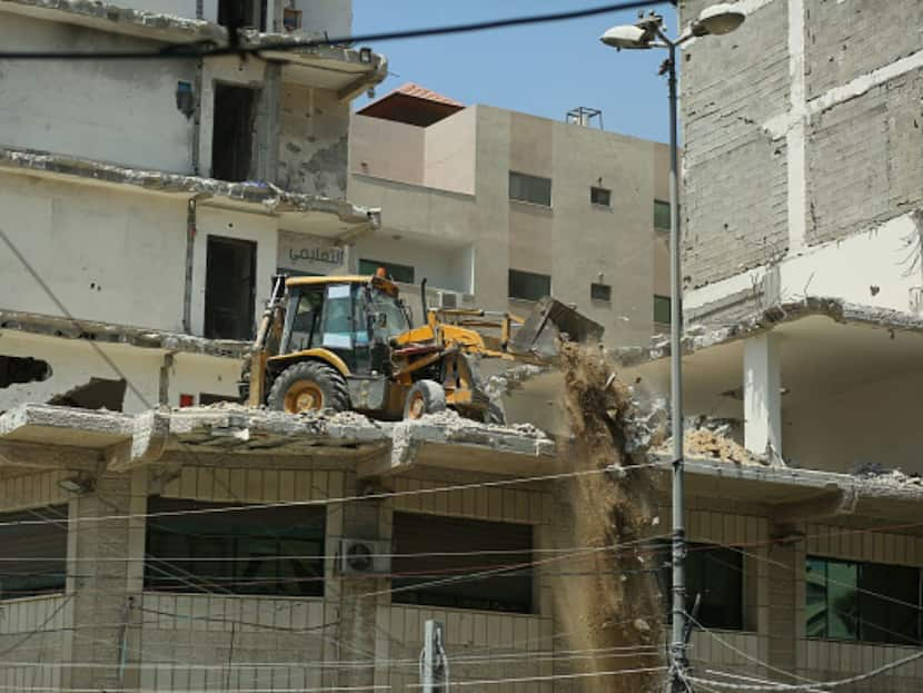 Bulldozers Demolish Encroachments At Noida Housing Complex Of Jailed Politician Shrikant Tyagi