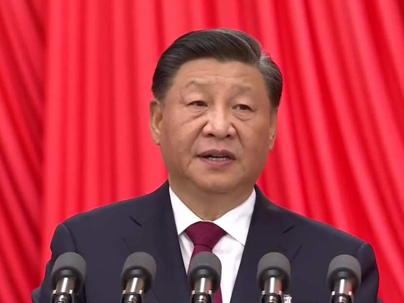 China Xi Jinping Up For Historic Third Term Slams External Forces Interfering Taiwan