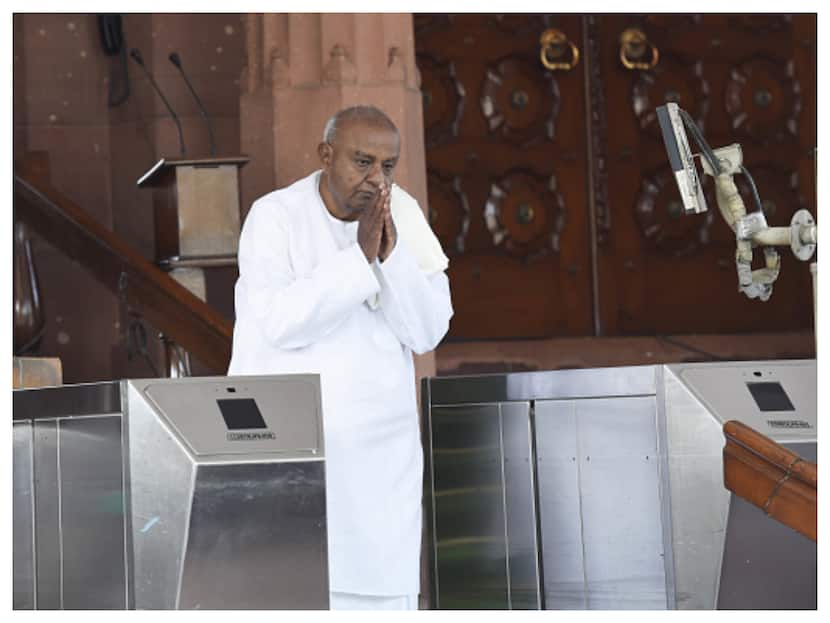 Former PM Deve Gowda Re-Elected As JD(S) National President At Party Executive Meet