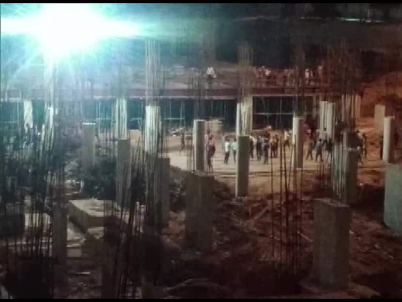 One Dead, Several Injured After Wall Of Under-construction Showroom Collapses In Mohali