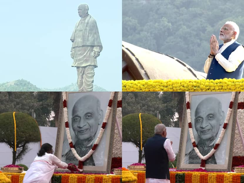 PM Modi, President Murmu, VP Dhankhar Pay Tributes, SEE PICS