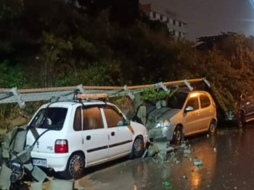 Wall Collapses, Tractors On Road As Heavy Rain Batters Bengaluru