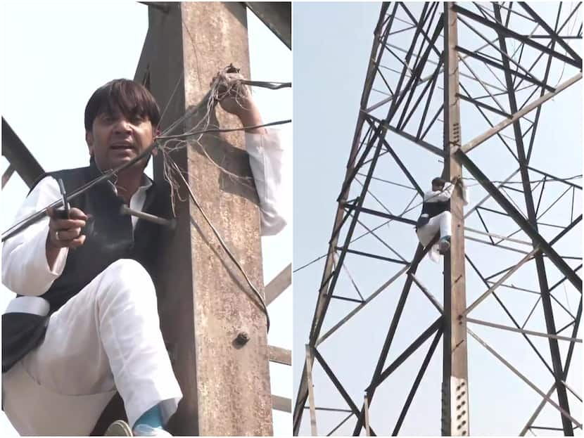 Denied Ticket For MCD Election, Former AAP Councillor Climbs Transmission Tower