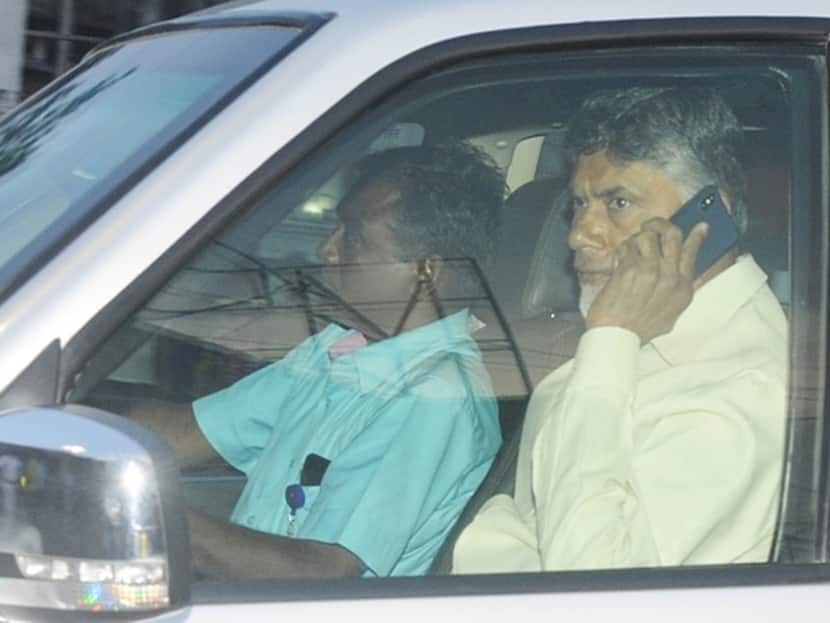 Ex-CM Chandrababu Naidu's Convoy Attacked In Andhra Pradesh, Security Officer Injured