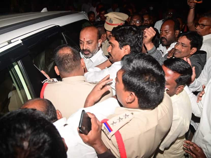 Telangana BJP Chief Bandi Sanjay Placed Under House Arrest Ahead Of Padyatra, Party Moves HC For Nod