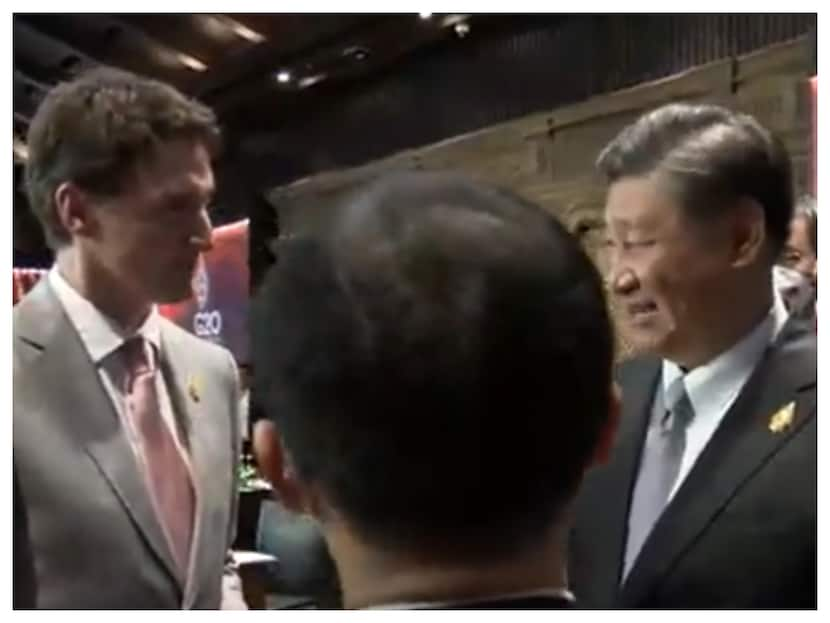 Video Of Heated Exchange Between Trudeau And Xi Jinping Over 'Leaked' Talks Goes Viral