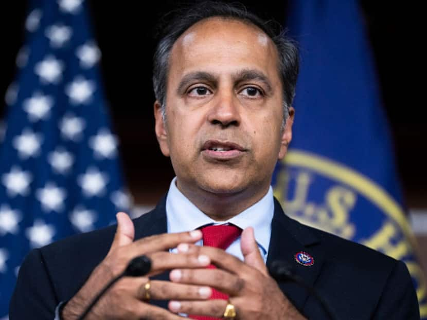 American Congressman Krishnamoorthi Campaigns For Georgia Senate Runoff Joe Biden AAPI