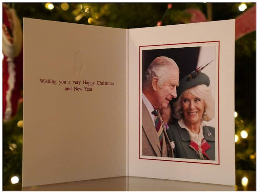 King Charles Releases First Photo For Royal Christmas Card As Monarch Queen Elizabeth